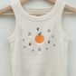 Lucky 吉 Blossom Crop Tank (Golden Brown)