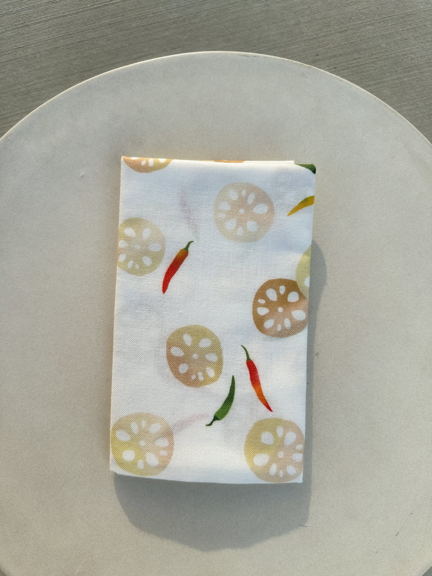 Spicy Lotus Root Tenegui Towel