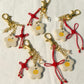 Tangerine Lucky Knot Charm